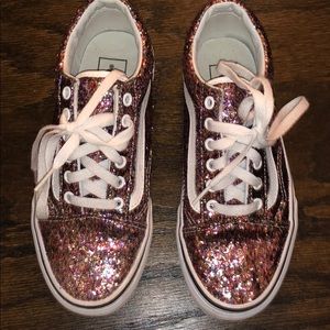 RARE RAINBOW GLITTER OLD SKOOL VANS